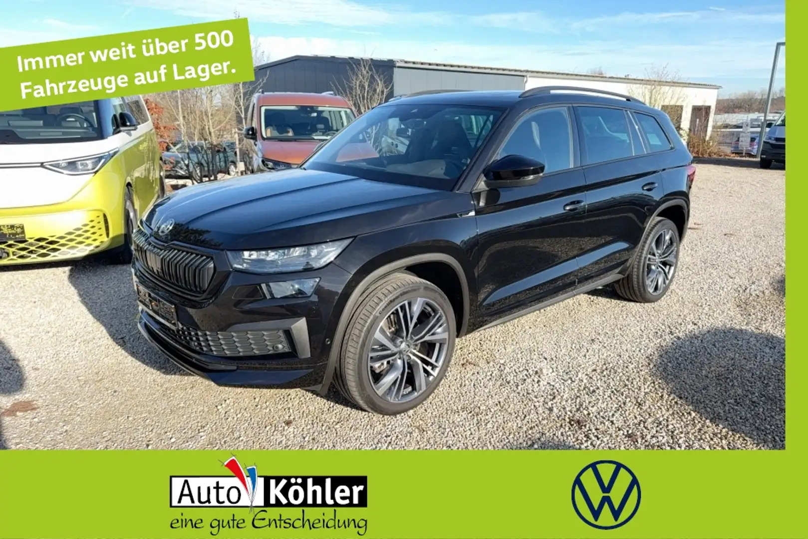 Skoda Kodiaq Sportline TSi Pano/CarPlay/ACC/AHK/LED Schwarz - 1