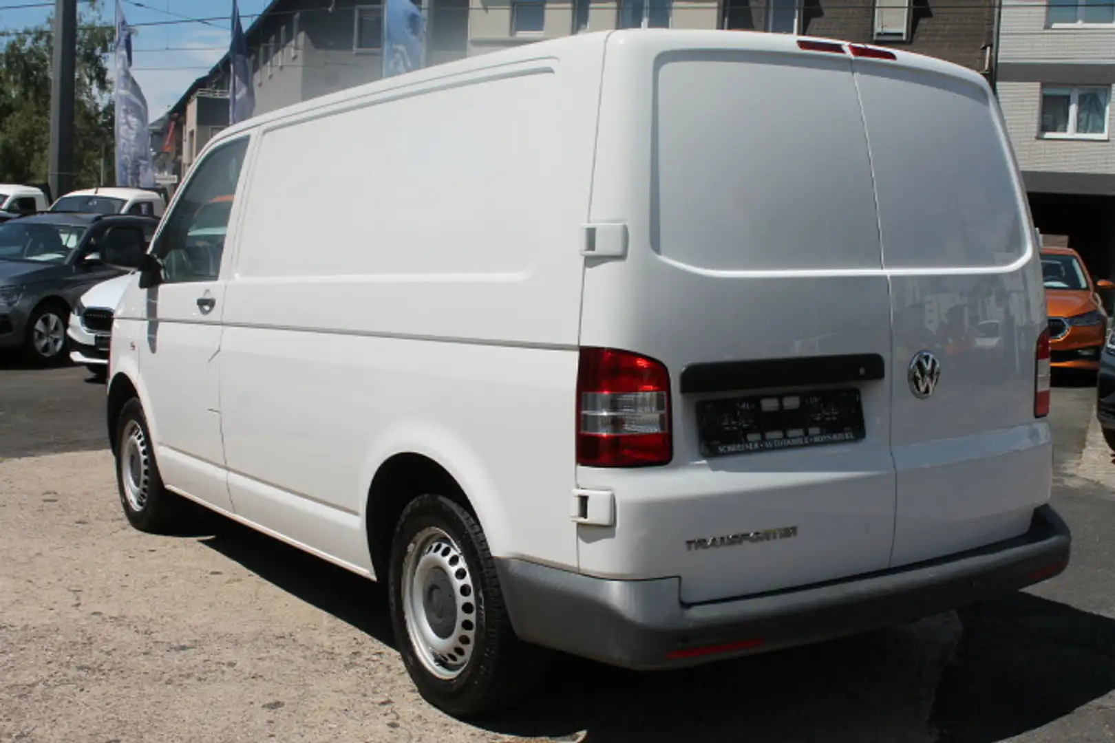 Volkswagen T5 Kasten Klima scheckheft Heckflügel 1.Hd. Weiß - 2