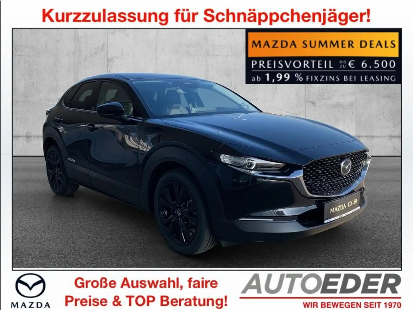 Mazda CX-30 e-Skyactive G140 Homura Schwarz - 1