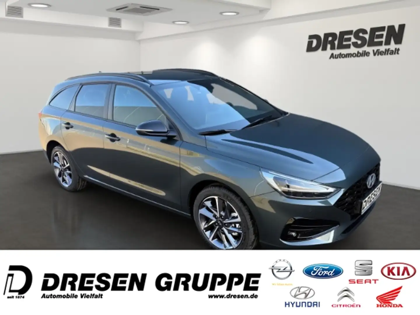 Hyundai i30 Advantage 1.0 T-GDI 100PS DCT Navi Kamera SHZ PDC Zielony - 2