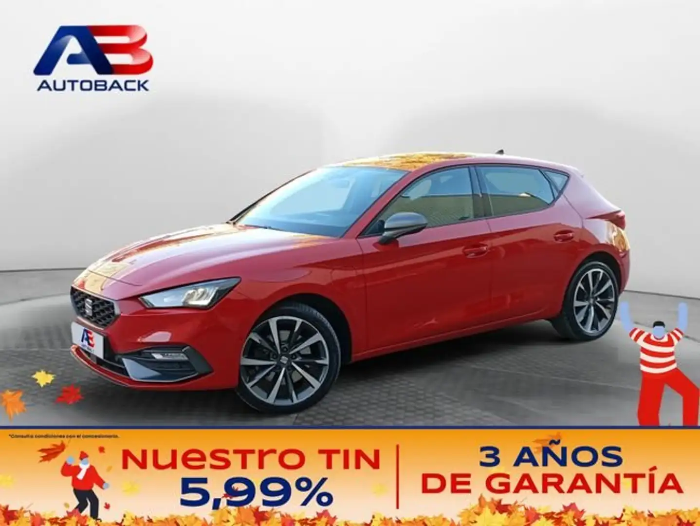 SEAT Leon 1.4 e-Hybrid DSG-6 S&S FR Rojo - 1