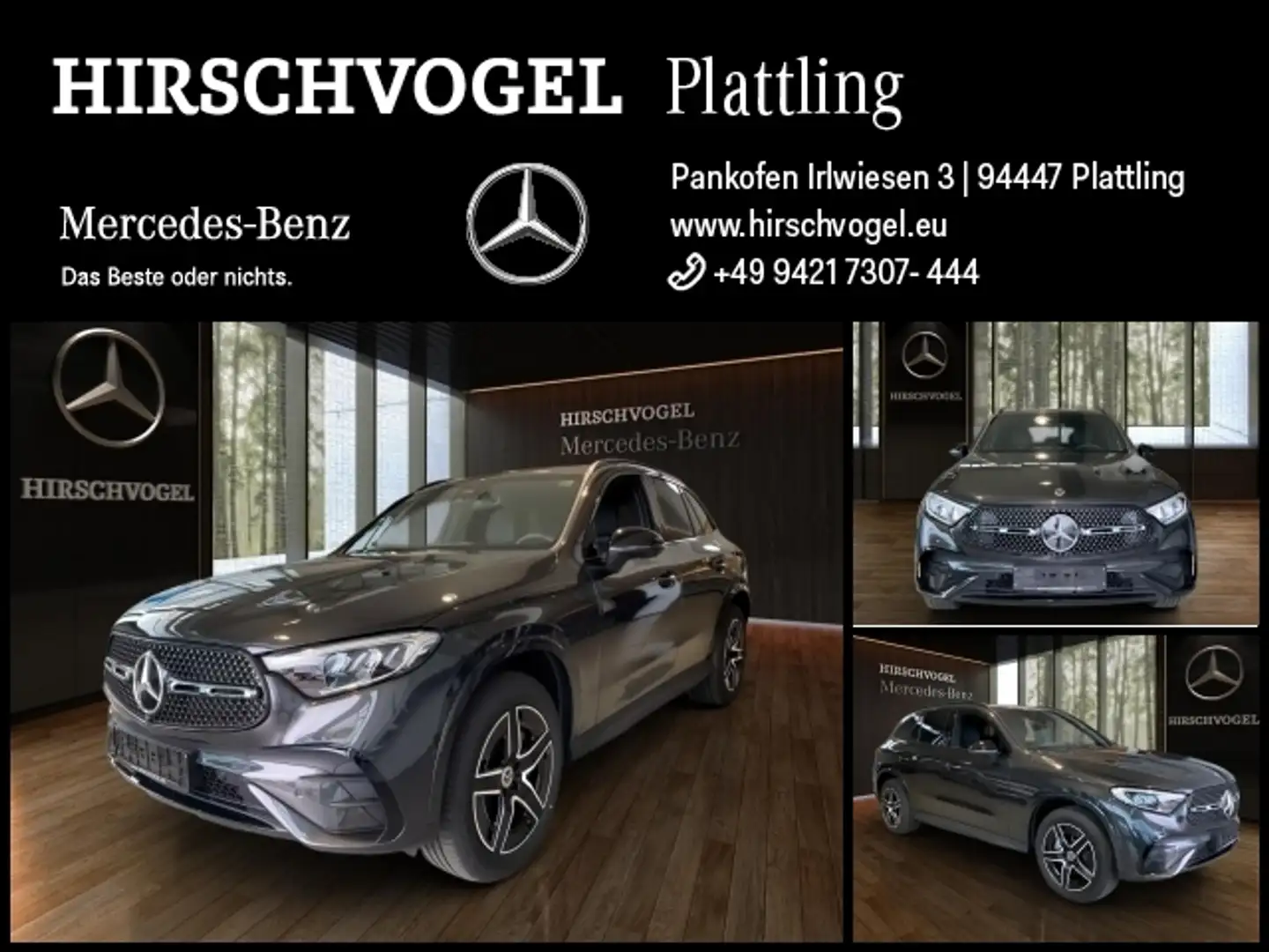 Mercedes-Benz GLC 300 e 4M EDITION AMG-Line+Night+AHK+DISTRON Grau - 1