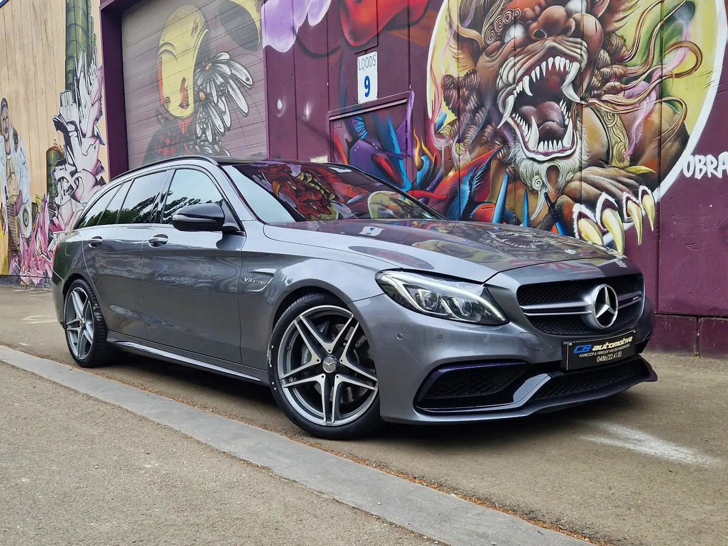 Mercedes-Benz C 63 AMG lichte vracht Gris - 2