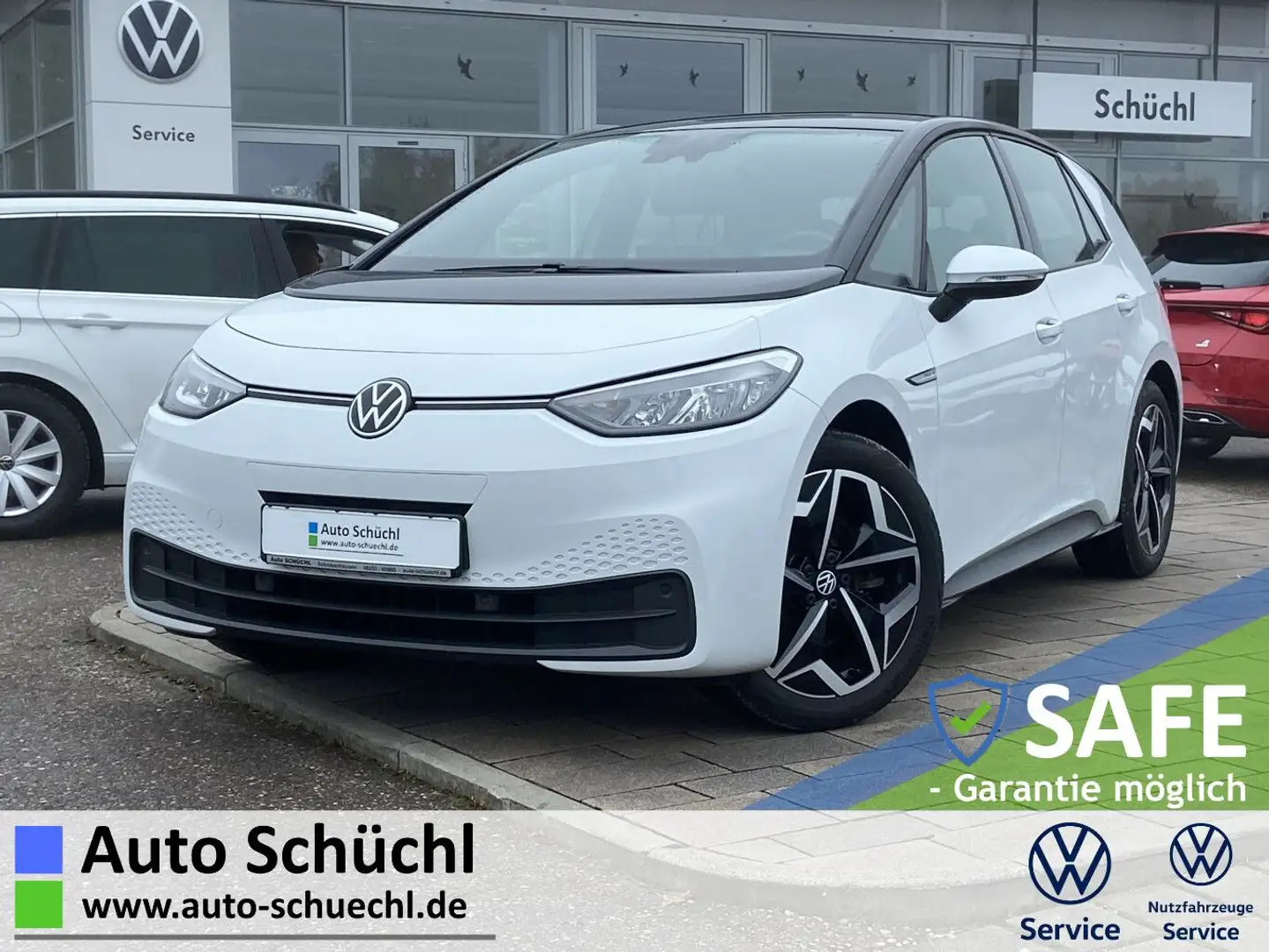 Volkswagen ID.3 PRO S 82 KWh WÄRMEPUMPE+NAVI+19"+LED+CCS+A Weiß - 1