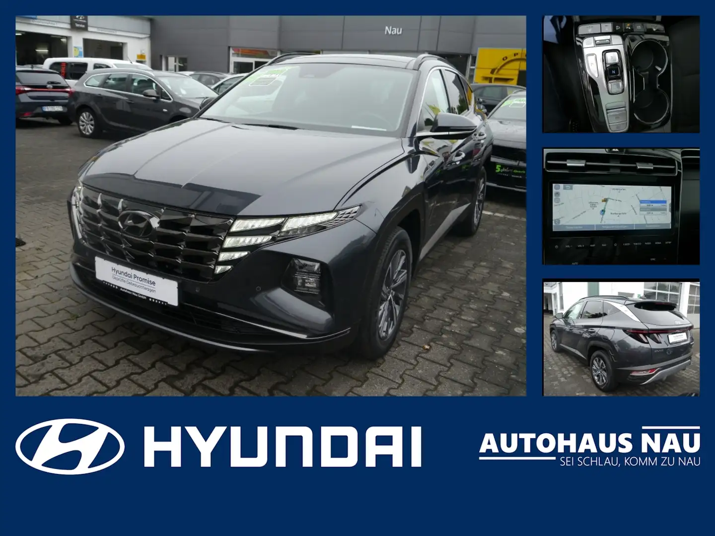 Hyundai TUCSON 1.6 T-GDI Trend Inkl. Big Deal Paket Grijs - 1
