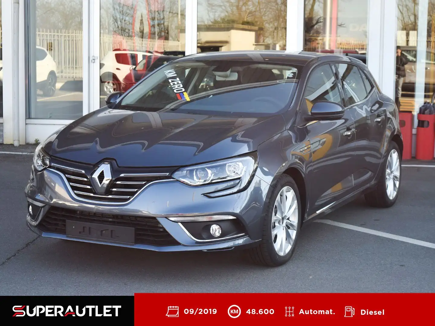 Renault Megane Megane Berlina DUEL 2 Blue dCi 115 EDC Сірий - 1