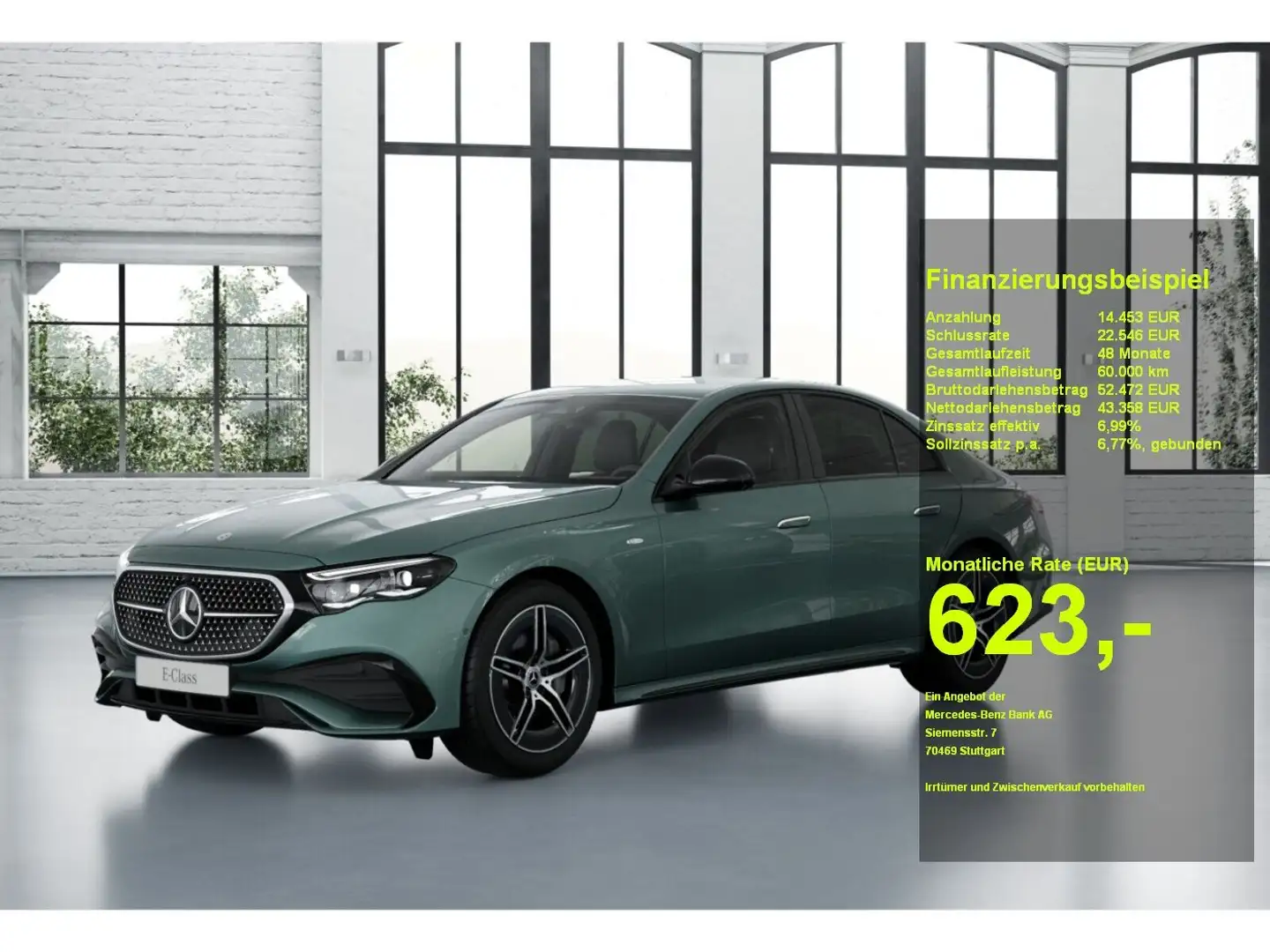 Mercedes-Benz E 300 e AMG+Night+360°+Digital Light+Memory Silber - 1