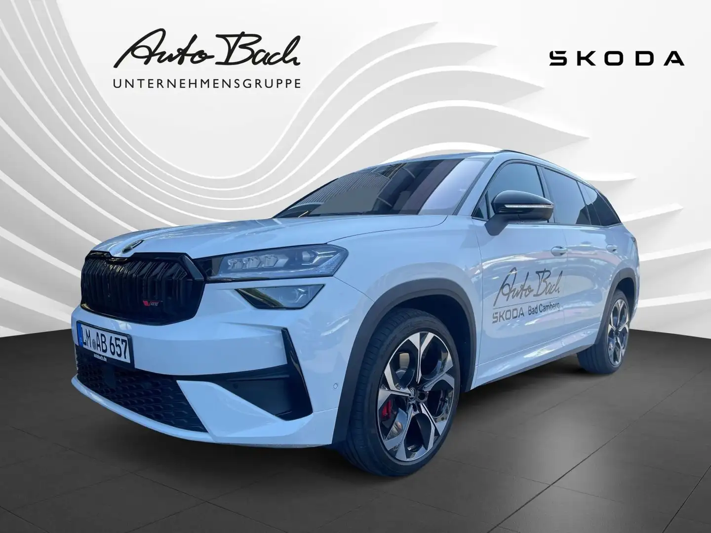 Skoda Kodiaq RS 2.0TSI DSG 4x4 Navi Standhzg Panorama Weiß - 1