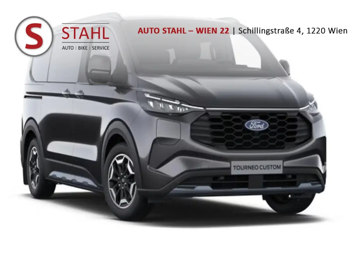 Ford Tourneo Custom Bus 2.5 PHEV 340 L1H1 FWD Active Aut. Grau - 1
