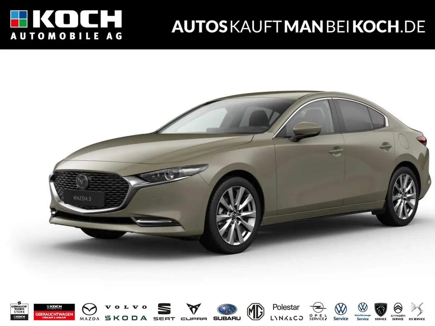 Mazda 3 SKYACTIV-X M-Hybrid Exclusive-Line OPF (EURO 6e) Beige - 1