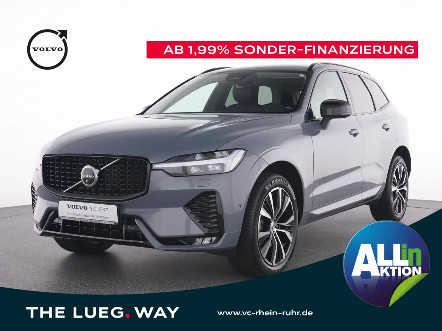 Volvo XC60 B4 Plus Dark +WINTER PAKET+STHZG+20`+360+ Gris - 1
