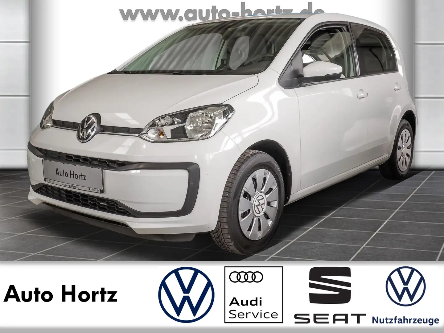 Volkswagen up! 1.0, 4 Türig, Klima, competition, Allwetter Blanc - 1
