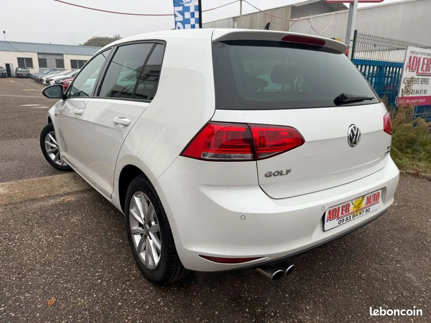 Volkswagen Golf VII 1.4 TSI 150ch ACT BlueMotion Lounge DSG7 5P 1ère MAIN Blanc - 2