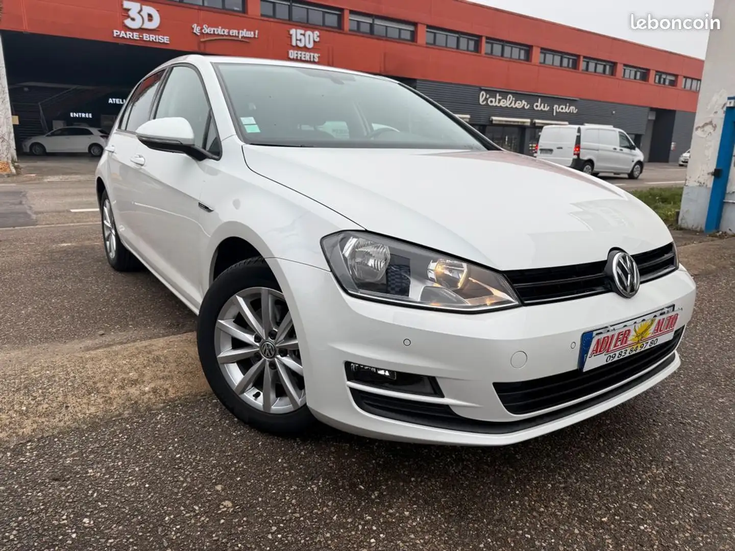 Volkswagen Golf VII 1.4 TSI 150ch ACT BlueMotion Lounge DSG7 5P 1ère MAIN Blanc - 1