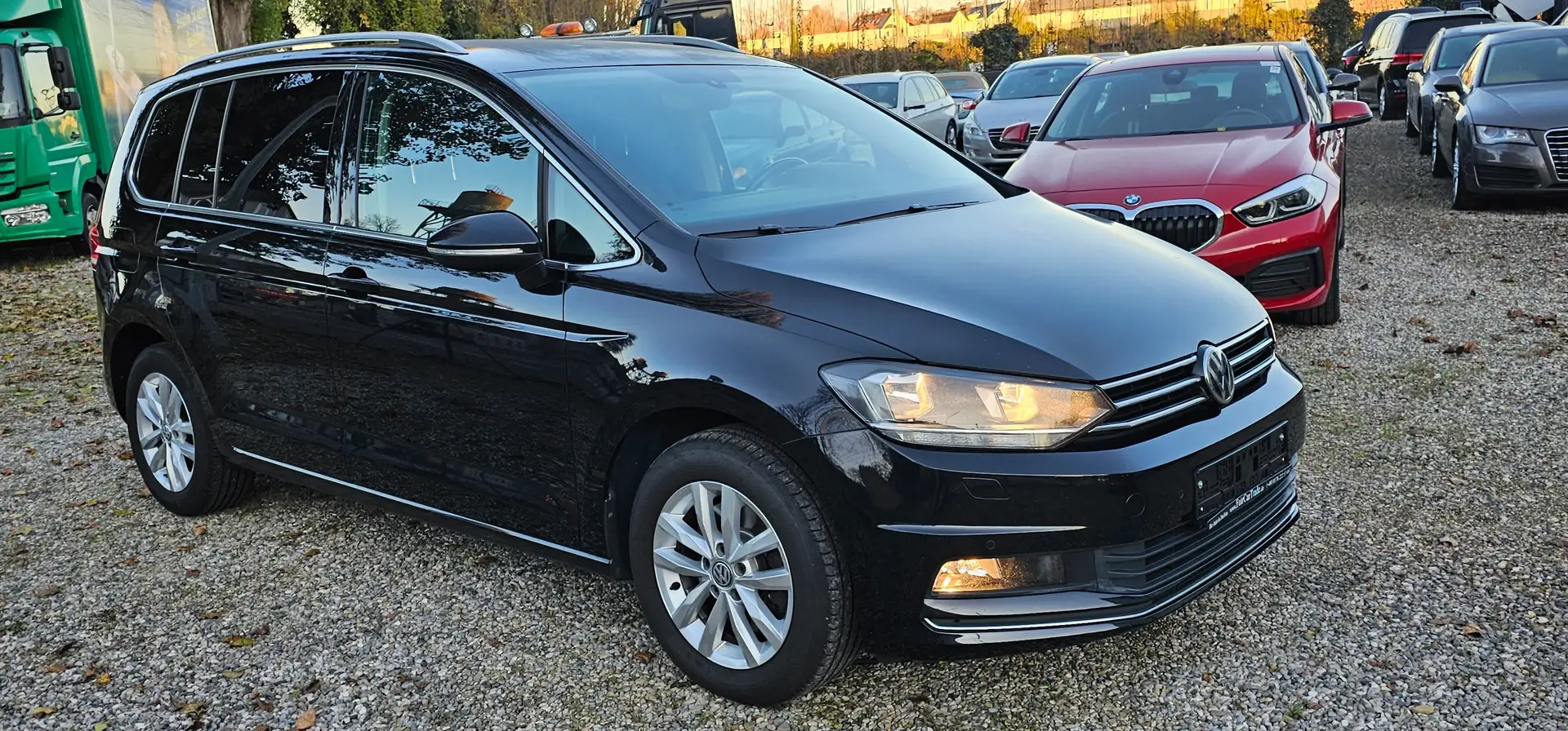 Volkswagen Touran Highline 2.0 TDI DSG *7-Sitze*ACC*Navi*Massage Zwart - 1