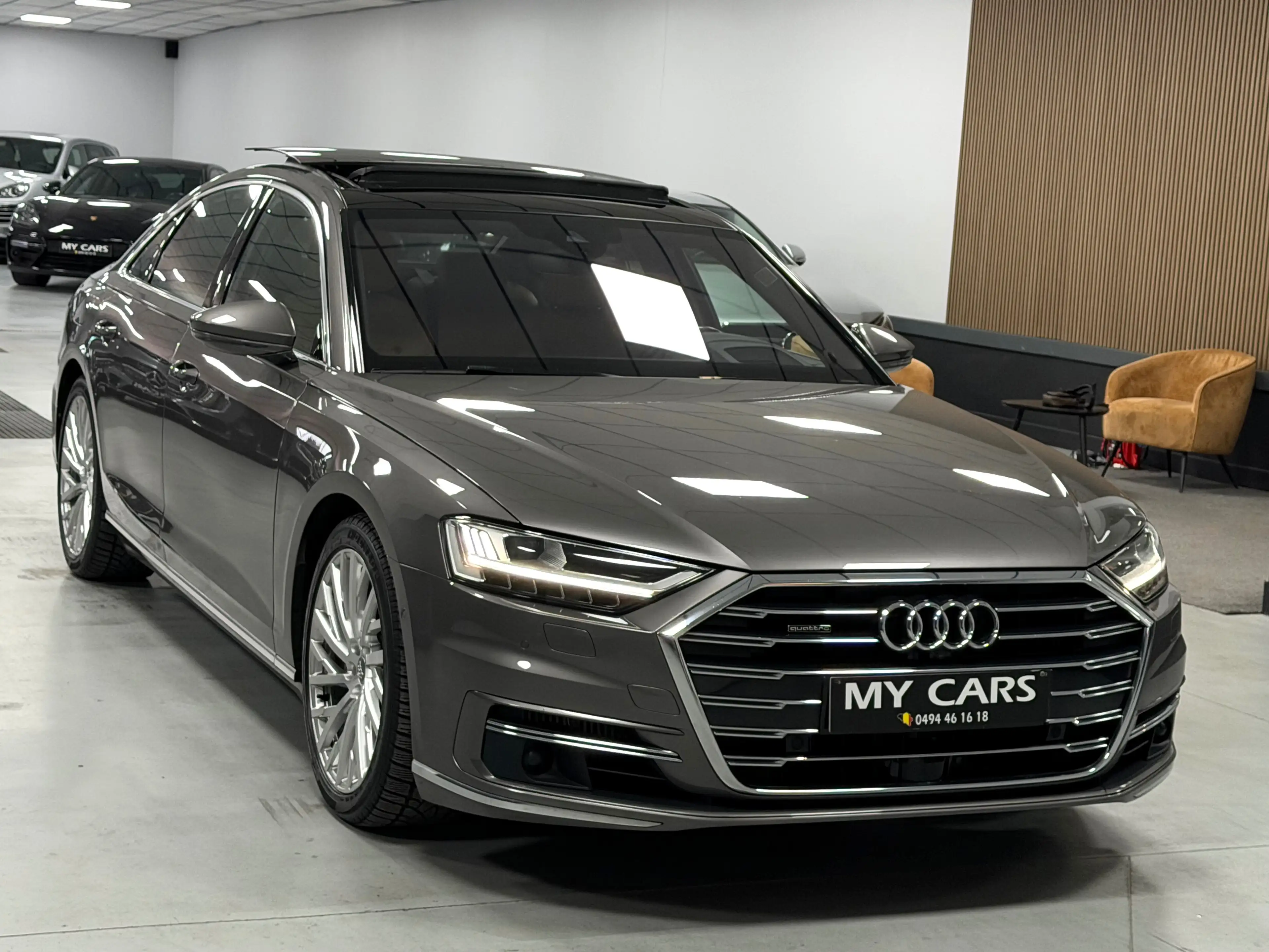 Audi A8 50 TDi Quattro Tiptronic - TOIT PANORAMIQUE - MATRIX - DISTRONIC - HEAD-UP - CAMERA 360 - KEYLESS — photo 3
