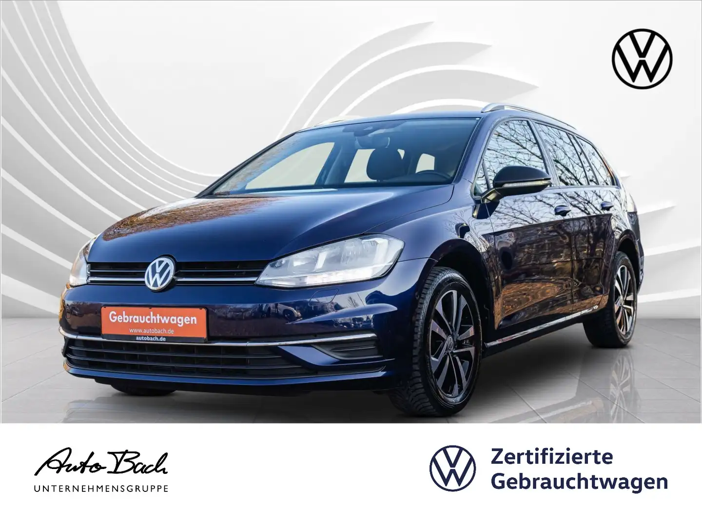 Volkswagen Golf Variant Golf VII Variant 1.0 TSI IQ.DRIVE, Navi, ParkAss Bleu - 1