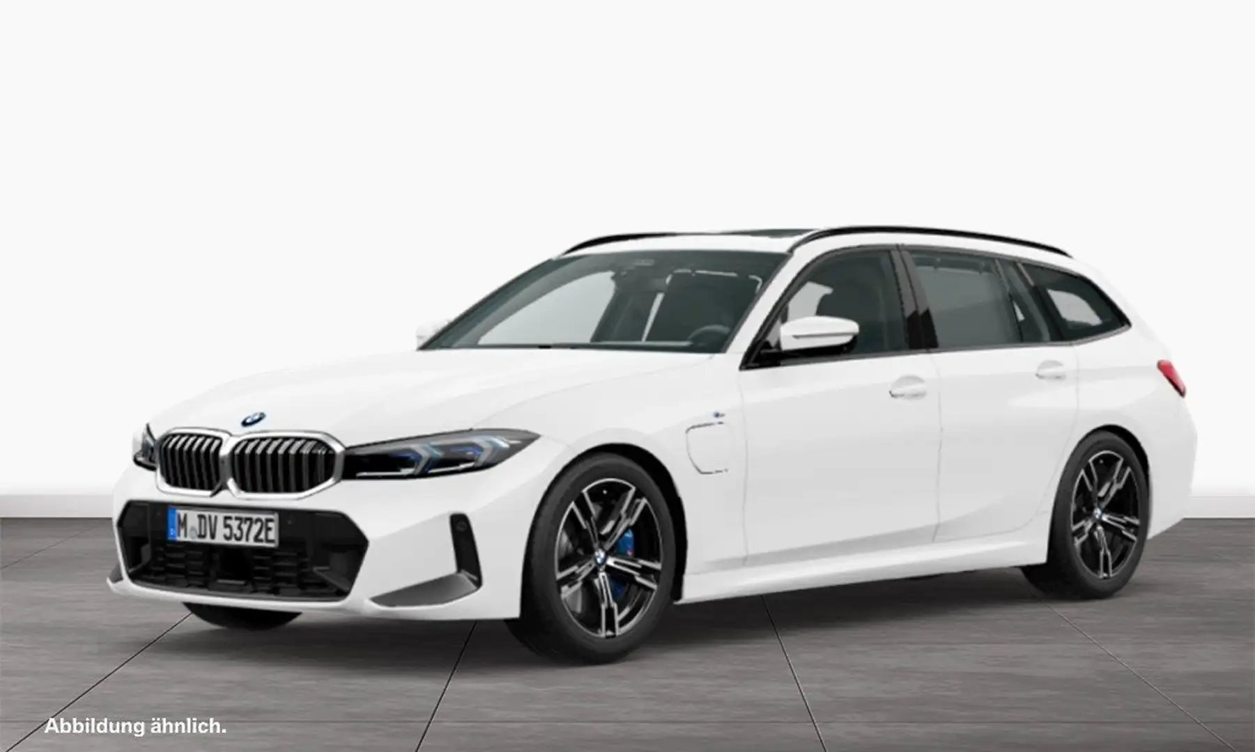 BMW 330 e xDrive Touring M Sport AHK HeadUp Glasdach ACC 3 Weiß - 1