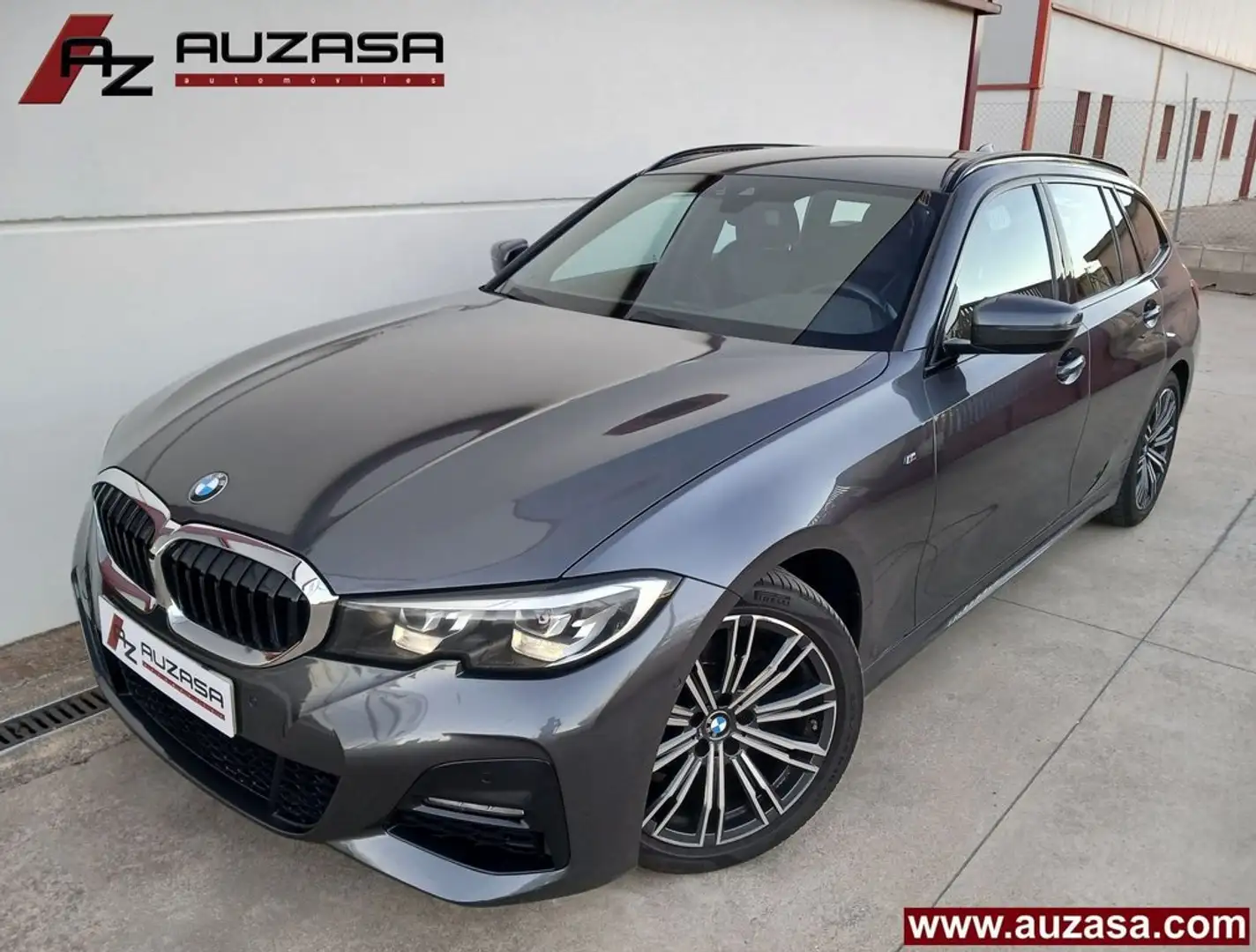 BMW 318 318d Auto Gris - 1