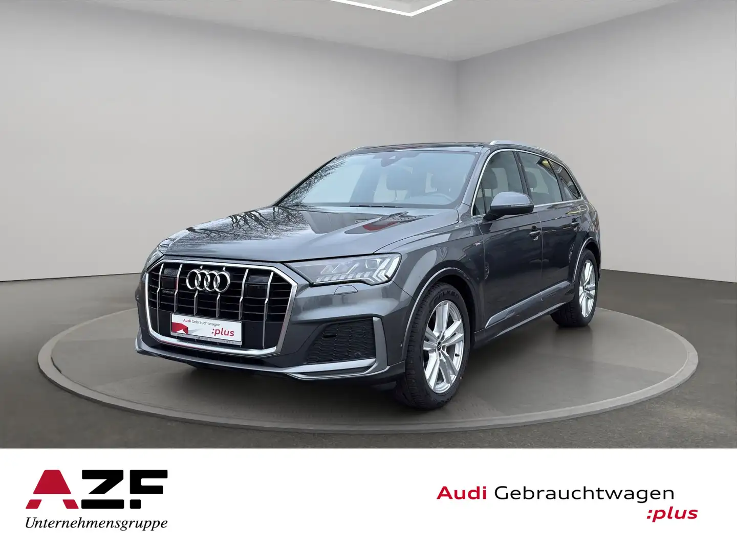 Audi Q7 45 TDI qu. STANDHZG.+AHK+NAVI+ACC+KAMERA Gris - 1