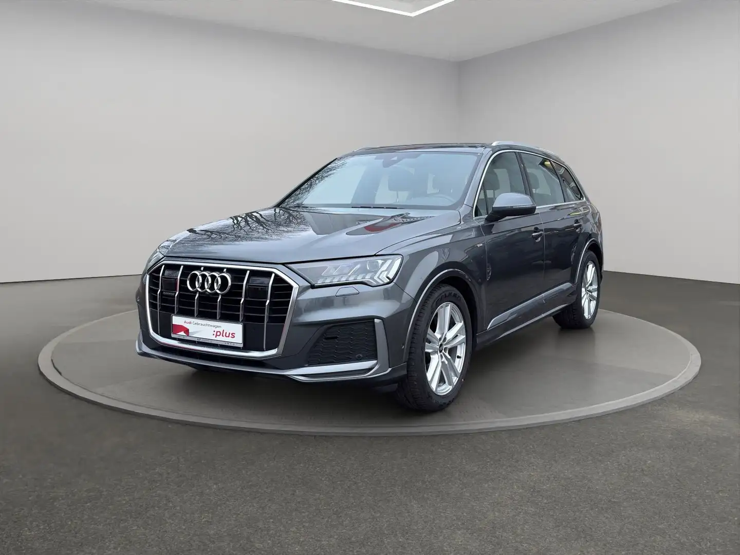 Audi Q7 45 TDI qu. STANDHZG.+AHK+NAVI+ACC+KAMERA Gris - 2