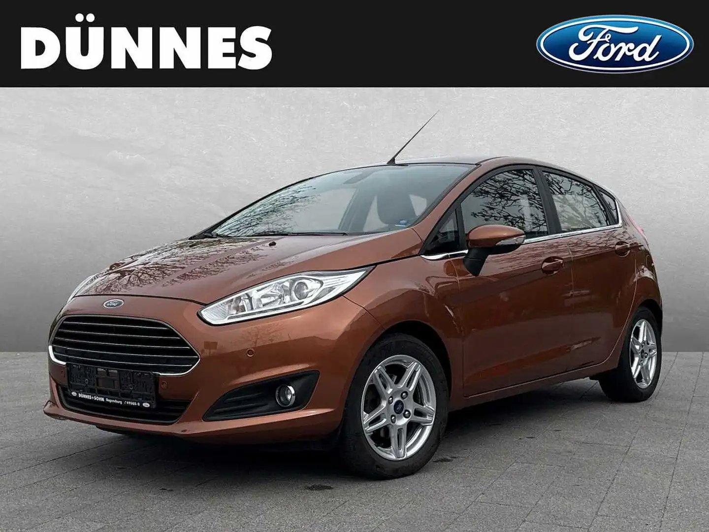 Ford Fiesta 1.0 EcoBoost Titanium Braun - 1