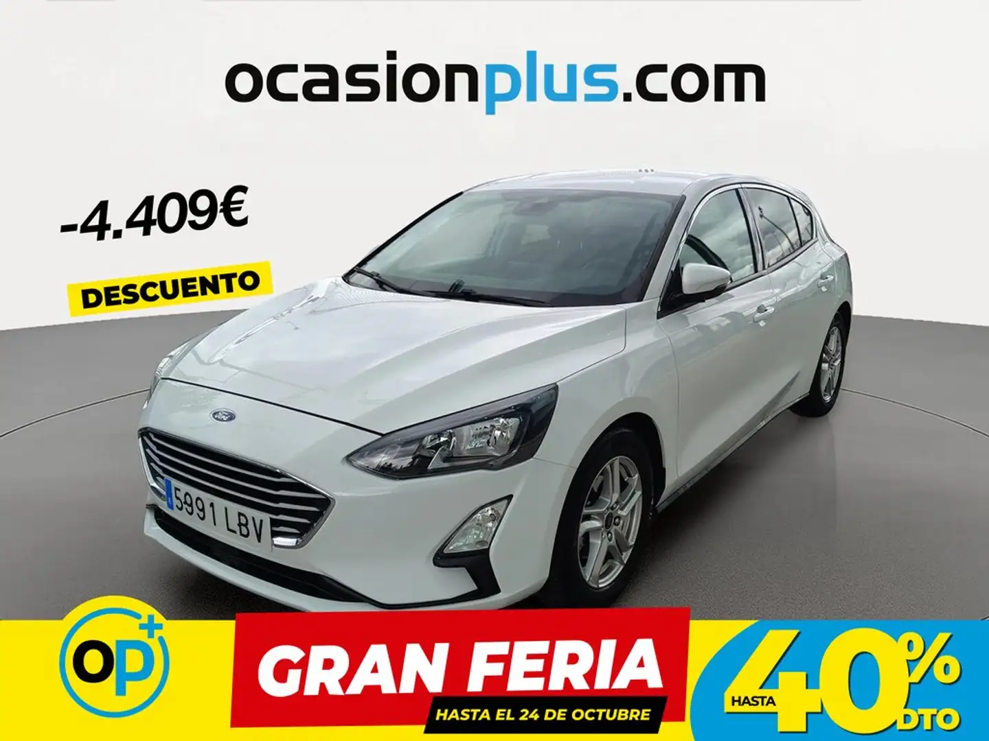 Ford Focus 1.0 Ecoboost Trend+ 125 Blanco - 1