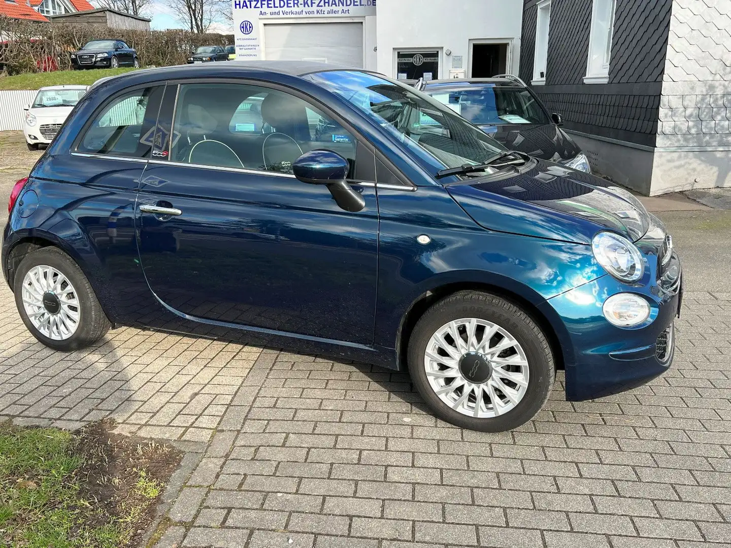 Fiat 500C Cabrio*1.Hand*Scheckheft*Klimaaut.*Xenon* Azul - 1