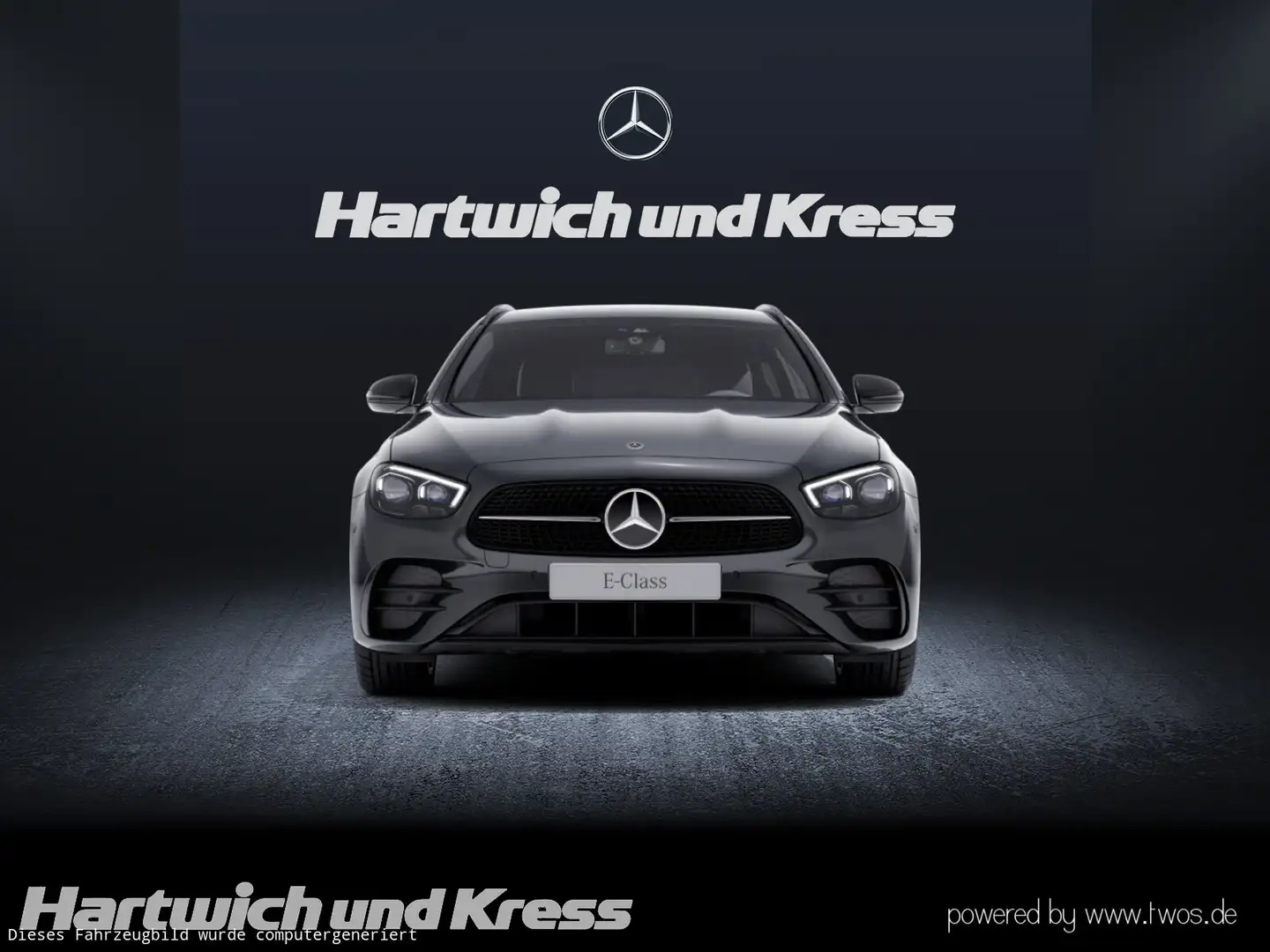 Mercedes-Benz E 300 E 300 T de AMG Night Edition+AHK+Totwinkel-Assiste Grau - 2