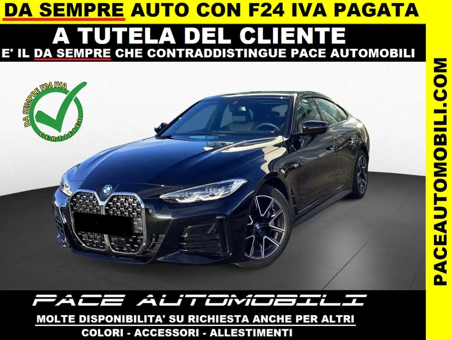 BMW 430 i GC M SPORT M-SPORT MSPORT CURVED BLACK PACK Nero - 1