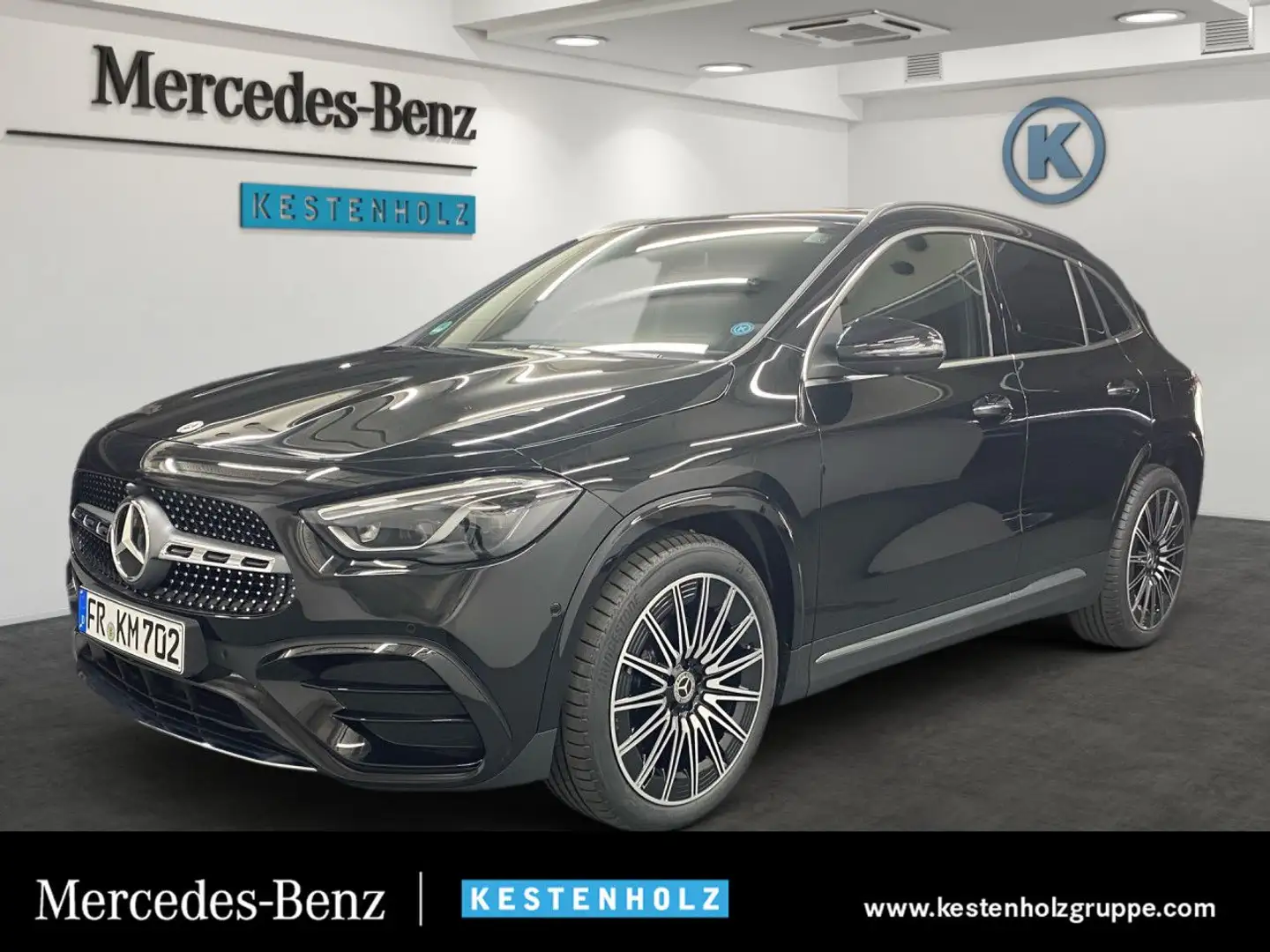 Mercedes-Benz GLA 220 4M AMG 360° Pano Multibeam AHK Keyl-GO PTS Schwarz - 1