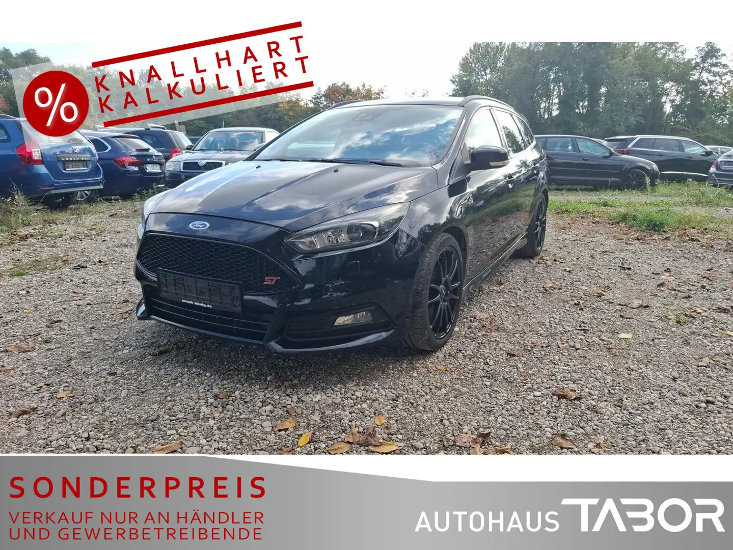 Ford Focus ST 2.0 Leder Recaro Nav BiXe PDC SHZ KeyFr Noir - 1