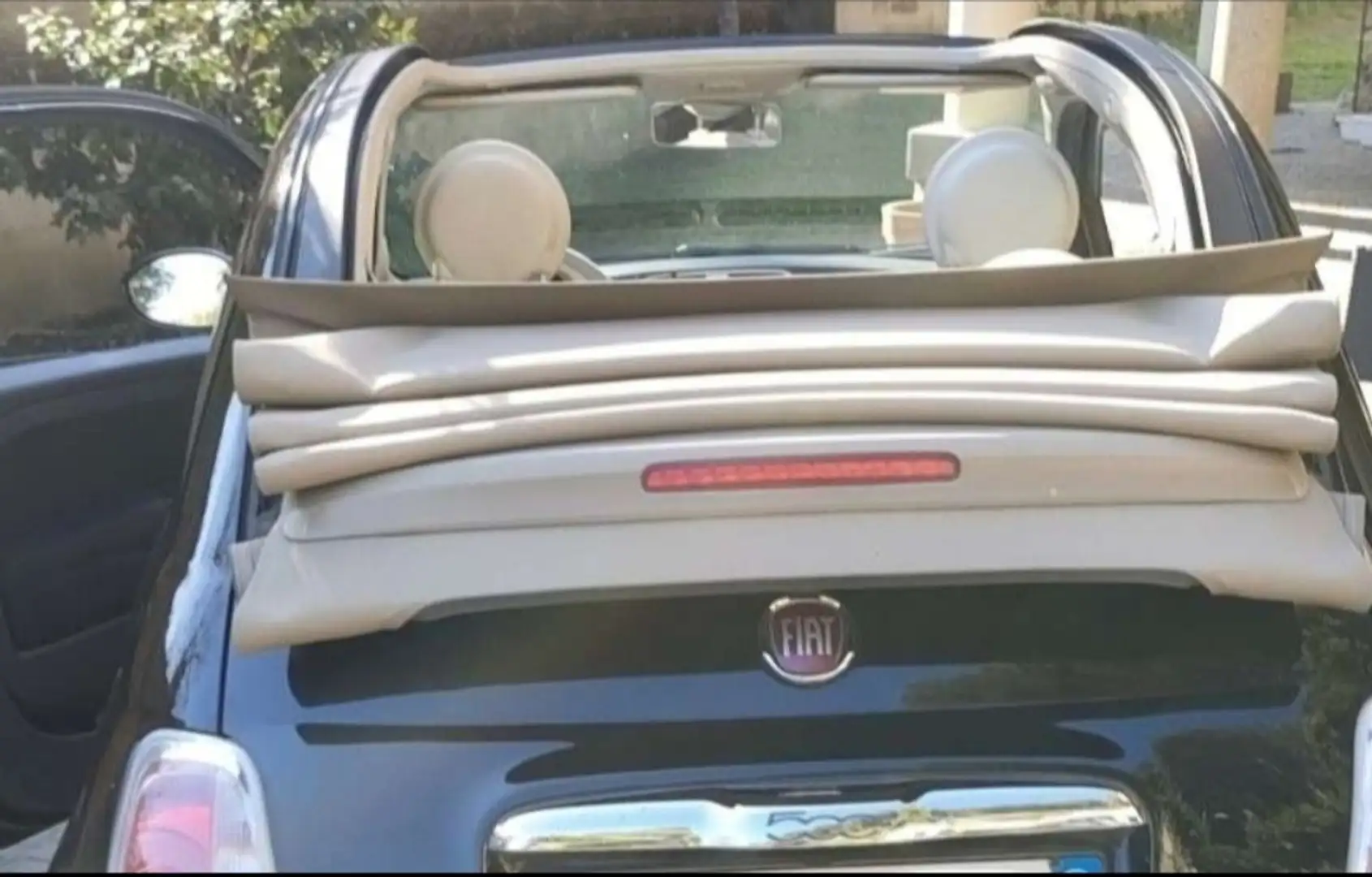 Fiat 500C 1.3 mjt 16v Lounge 95cv my14 Nero - 1