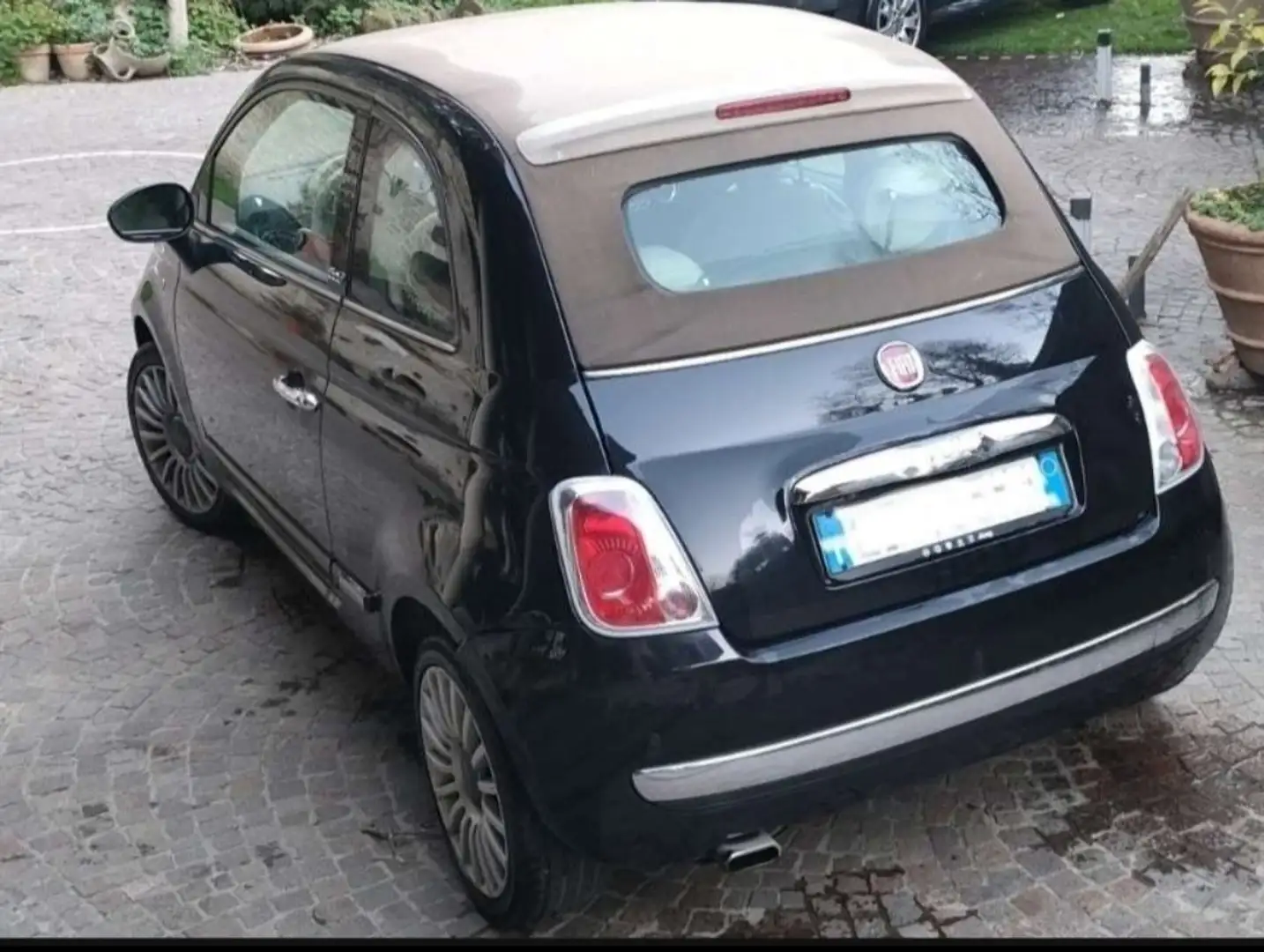 Fiat 500C 1.3 mjt 16v Lounge 95cv my14 Nero - 2