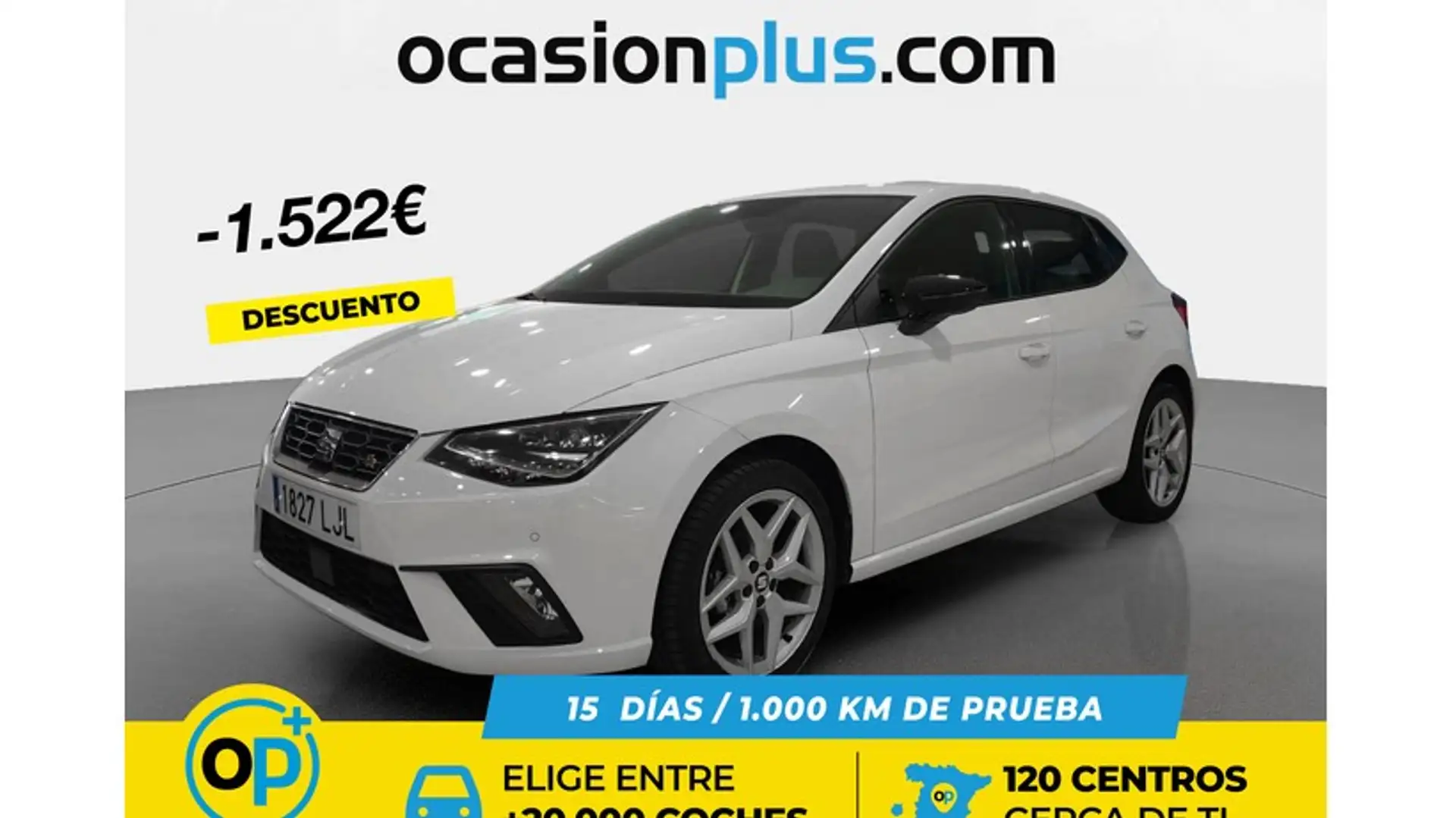 SEAT Ibiza 1.0 TGI S&S FR 90 Weiß - 1