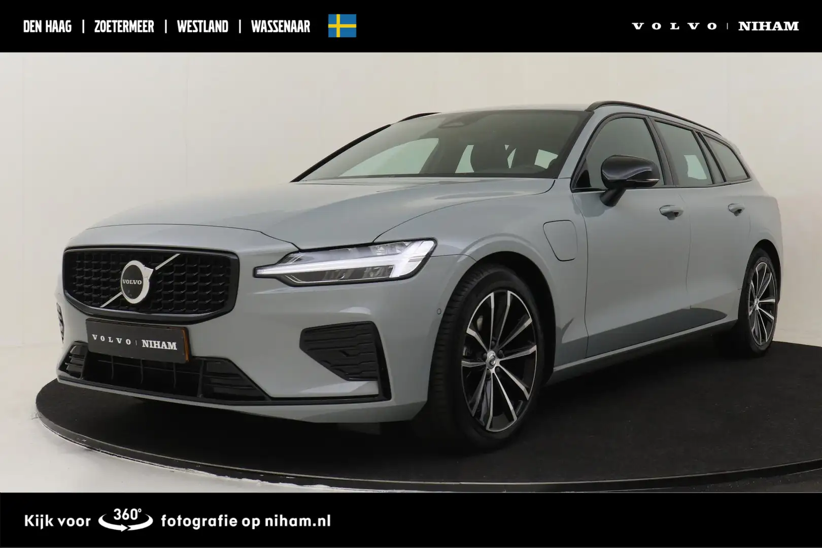 Volvo V60 T6 PLUG-IN HYBRID AWD PLUS DARK -HARMAN/KARDON|360 Gris - 1