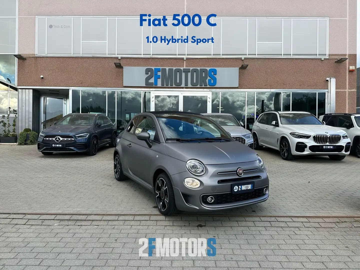 Fiat 500C 1.0 hybrid Sport 70cv Grigio - 1