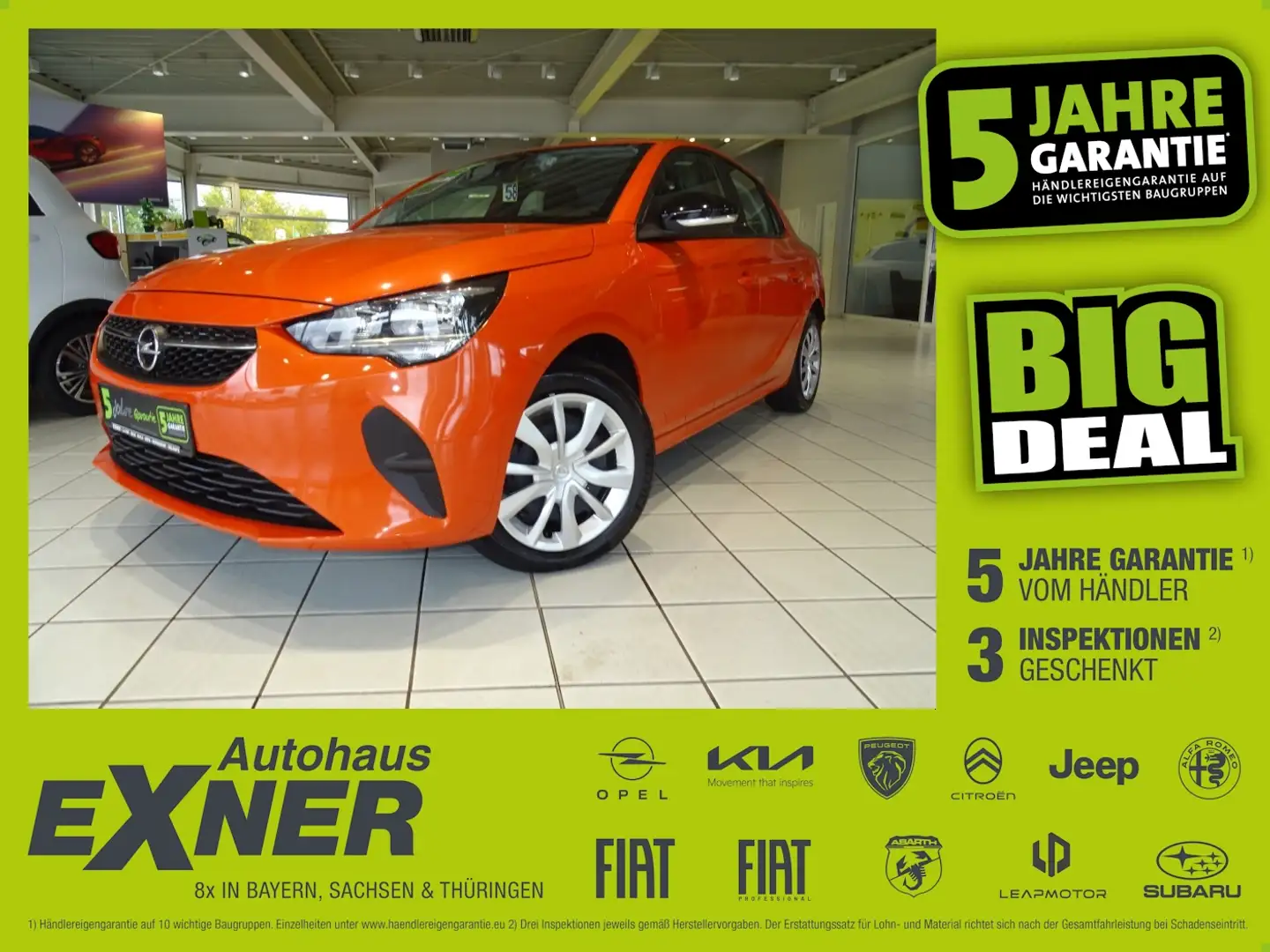 Opel Corsa-e EDITION KlimaA+AUT+SpurH Oranje - 1