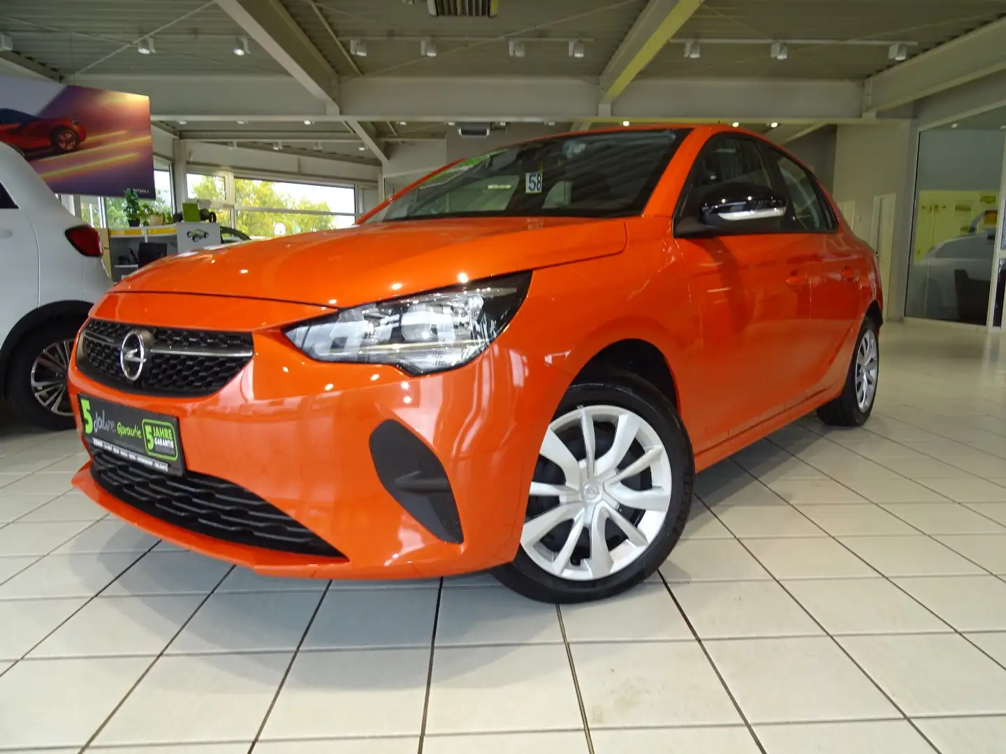 Opel Corsa-e EDITION KlimaA+AUT+SpurH Oranje - 2