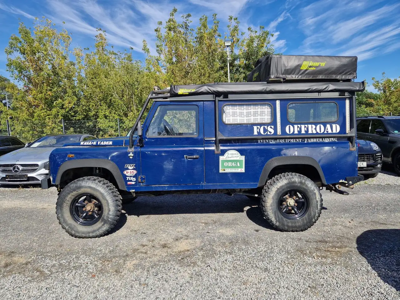 Land Rover Defender Dachzelt Seilwinde Markise, foto 3