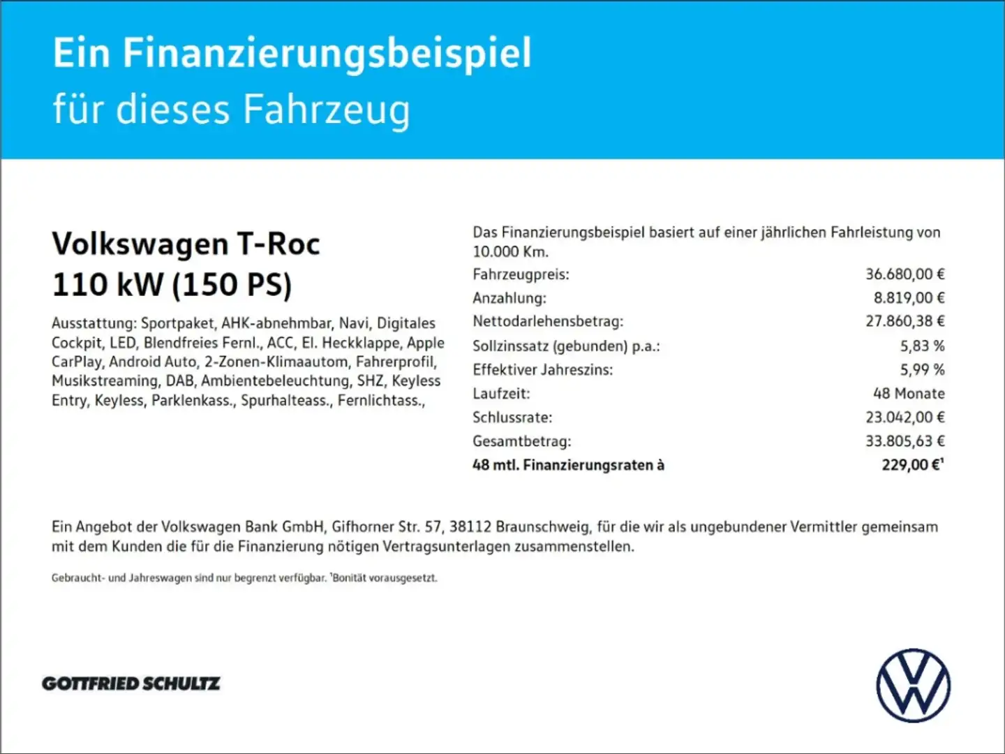 Volkswagen T-Roc R-Line 1.5 TSI DSG AHK+Kamera+Navi Weiß - 2