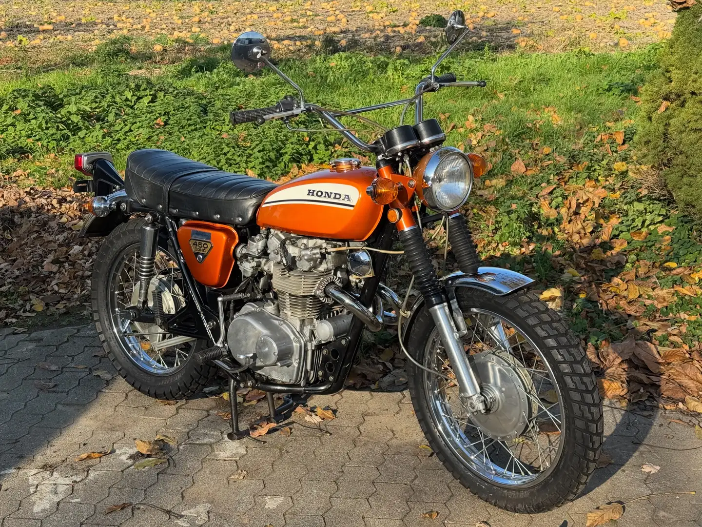 Honda CL 450 Scrambler im Originalzustand ! Orange - 2