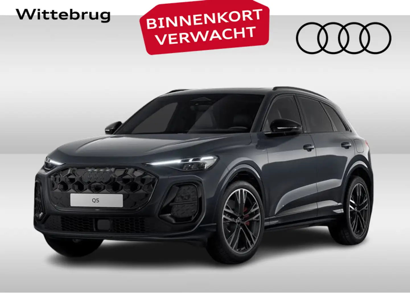 Audi Q5 e-hybrid 367pk quattro S tronic S edition Competit Grijs - 1