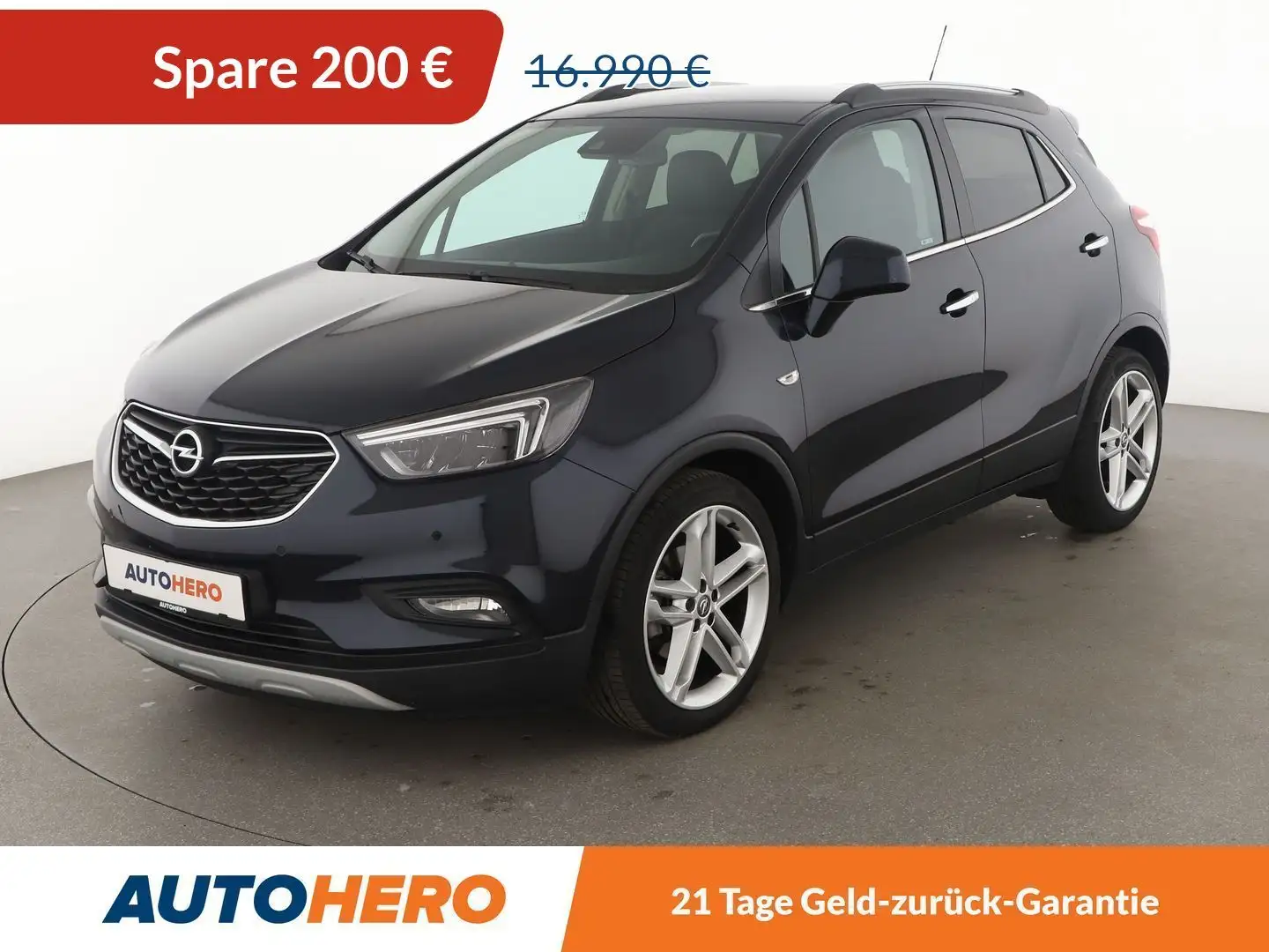 Opel Mokka X 1.4 Turbo Innovation Aut.*NAVI*LED*PDC*SHZ*SPUR* Bleu - 1