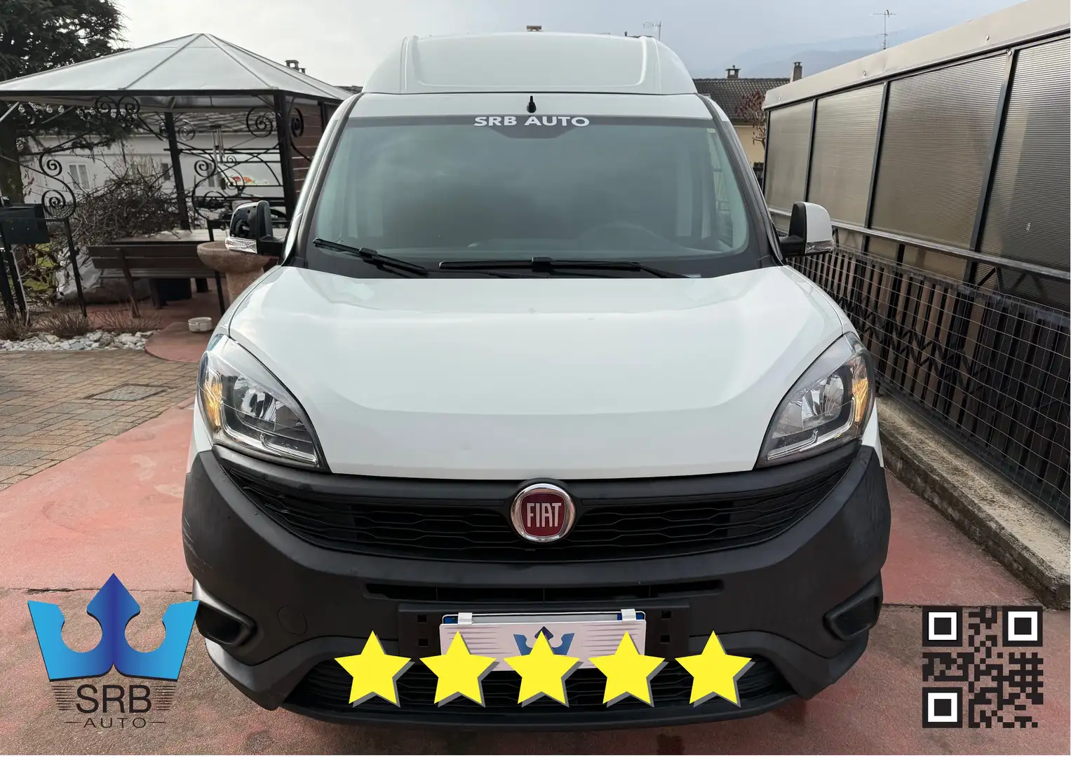 Fiat Doblo Maxi 1.6 mjt XL Tetto ALTO L2H2 LH2 Blanc - 2