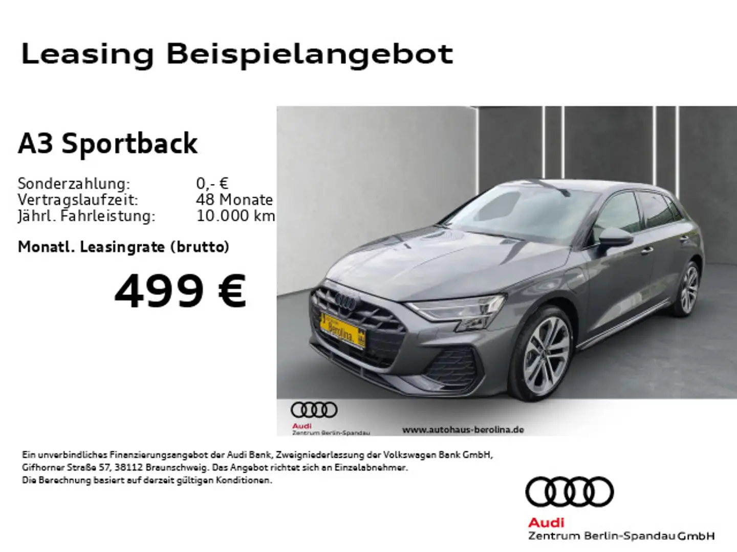 Audi A3 40 TFSI e S line S tronic *ACC*SHZ* Grau - 1