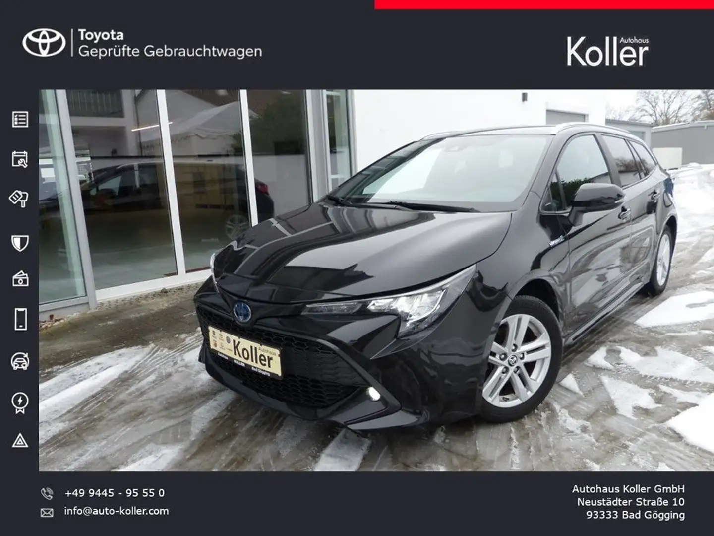 Toyota Corolla TS 1.8 Hybrid LED Kamera CarPlay SHZ Noir - 1