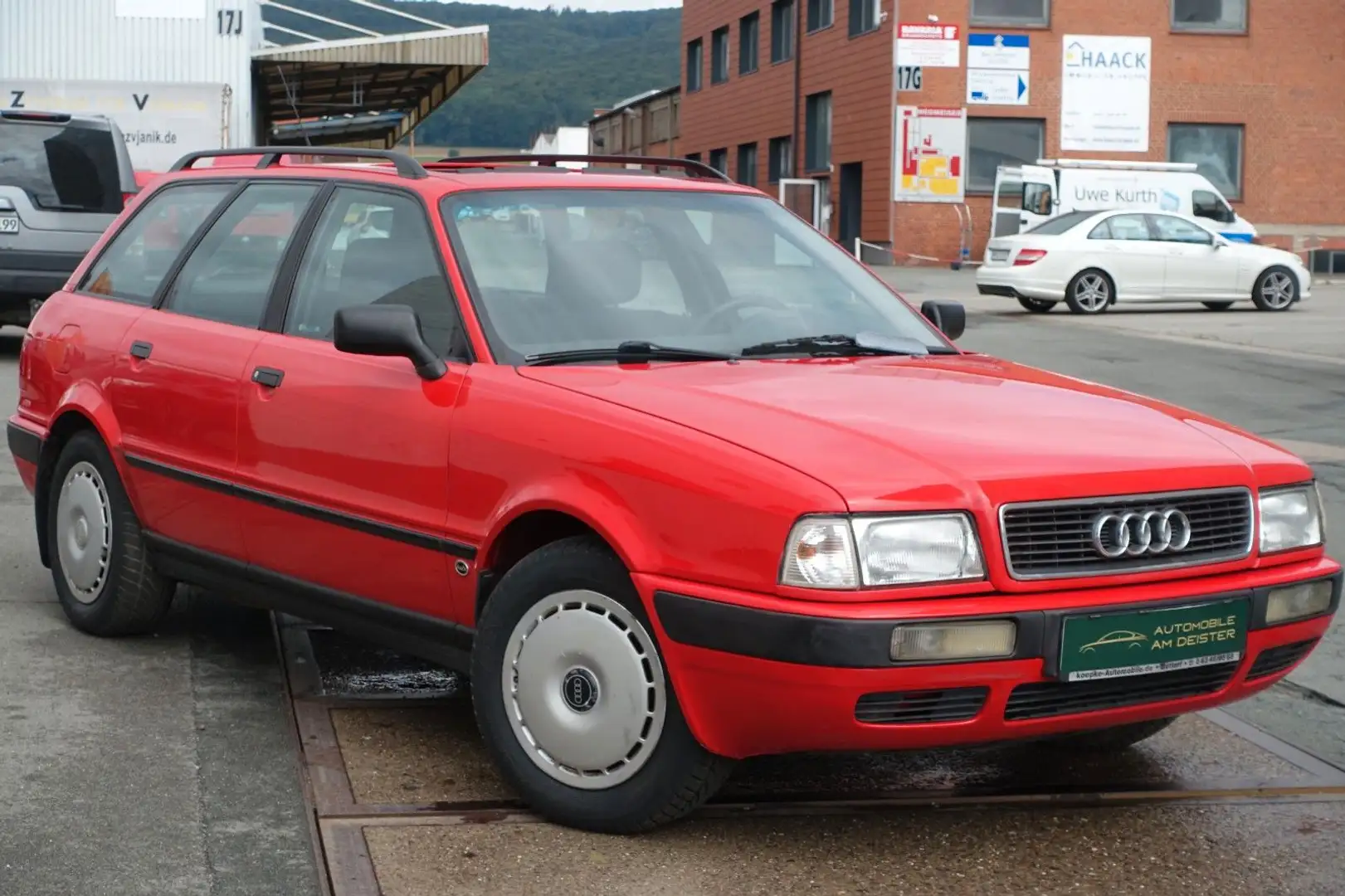 Audi 80 2.0 E Avant*SERVO*SD*AHK*TÜV+ZR+WAPU-NEU*H-ZU Rot - 1