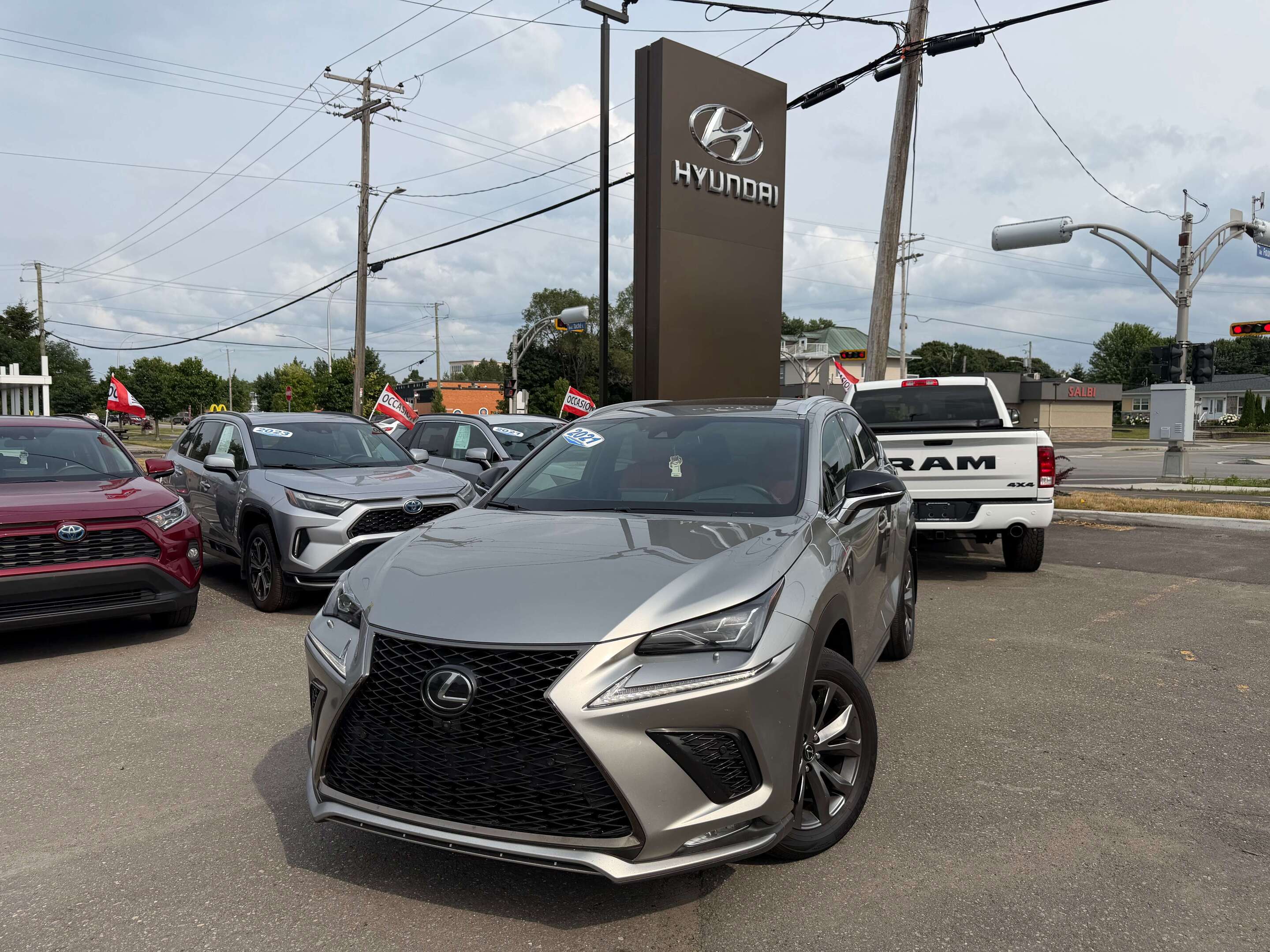 Gray 2021 Lexus NX SUV / Crossover All-Wheel Drive Automatic