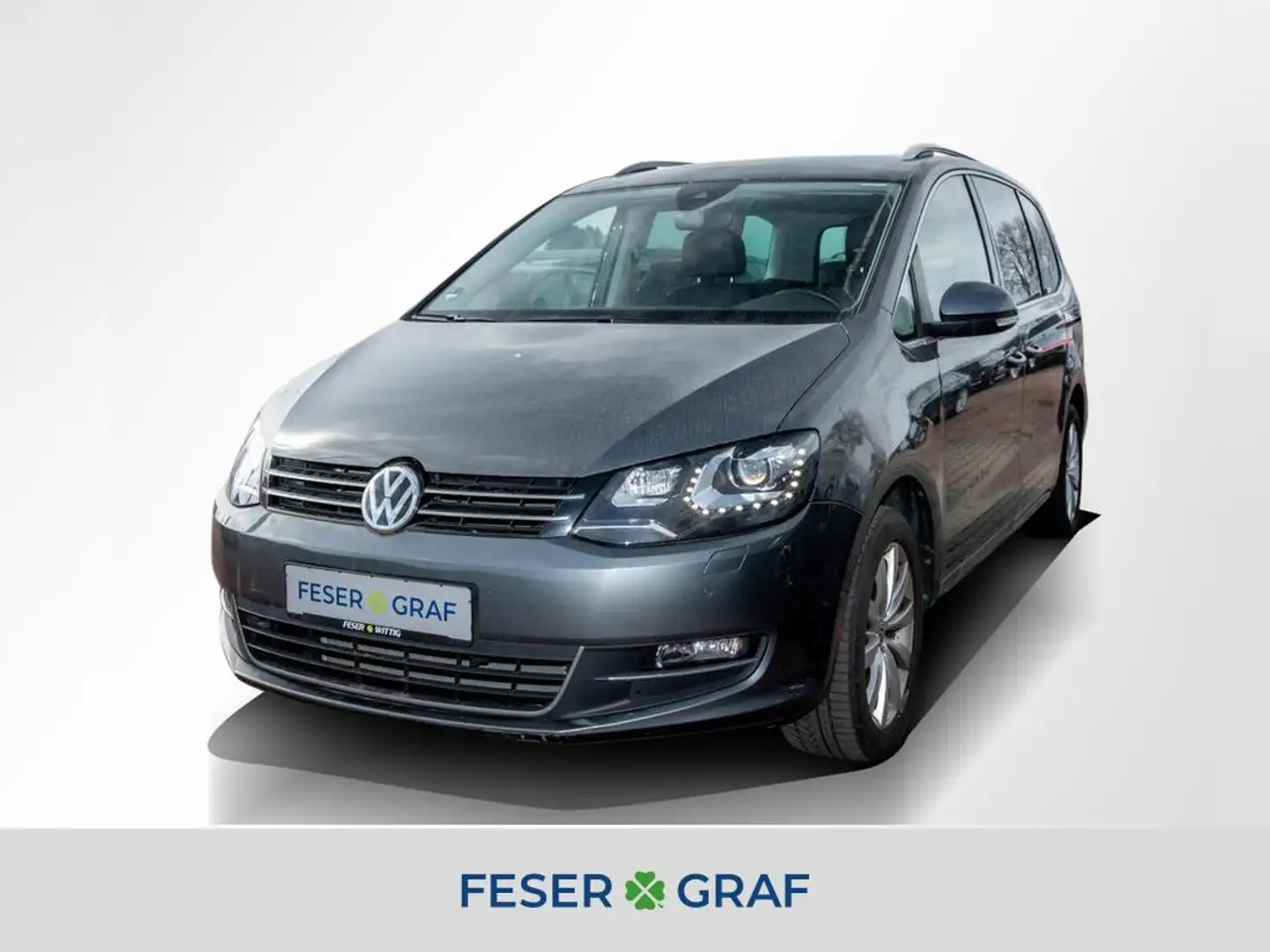 Volkswagen Sharan 1.4 TSI Highline Xenon/ACC/Navi/Kamera Gris - 1
